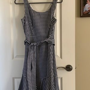 J. Crew Gingham dress - worn once Size 8